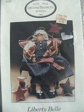 PRIMATIVE 17" LIBERTY BELLE ANGEL WITH PATRIOTIC  SPIRIT NEW UNCUT