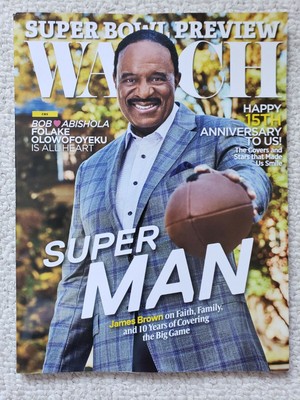 CBS Watch Magazine January / February 2021 James Brown Super Bowl Preview