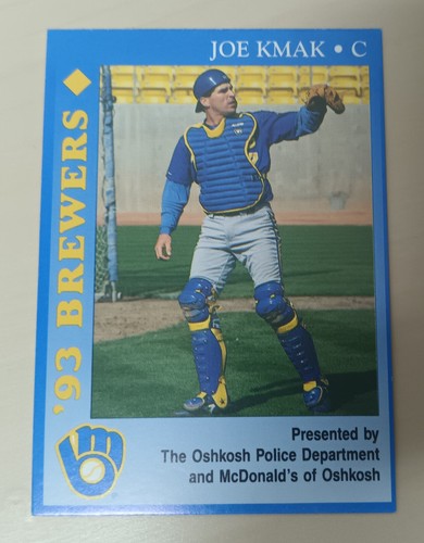 1993 Milwaukee Brewers Police Cards - Oshkosh Police Department and McDonald's.. - Picture 12 of 23