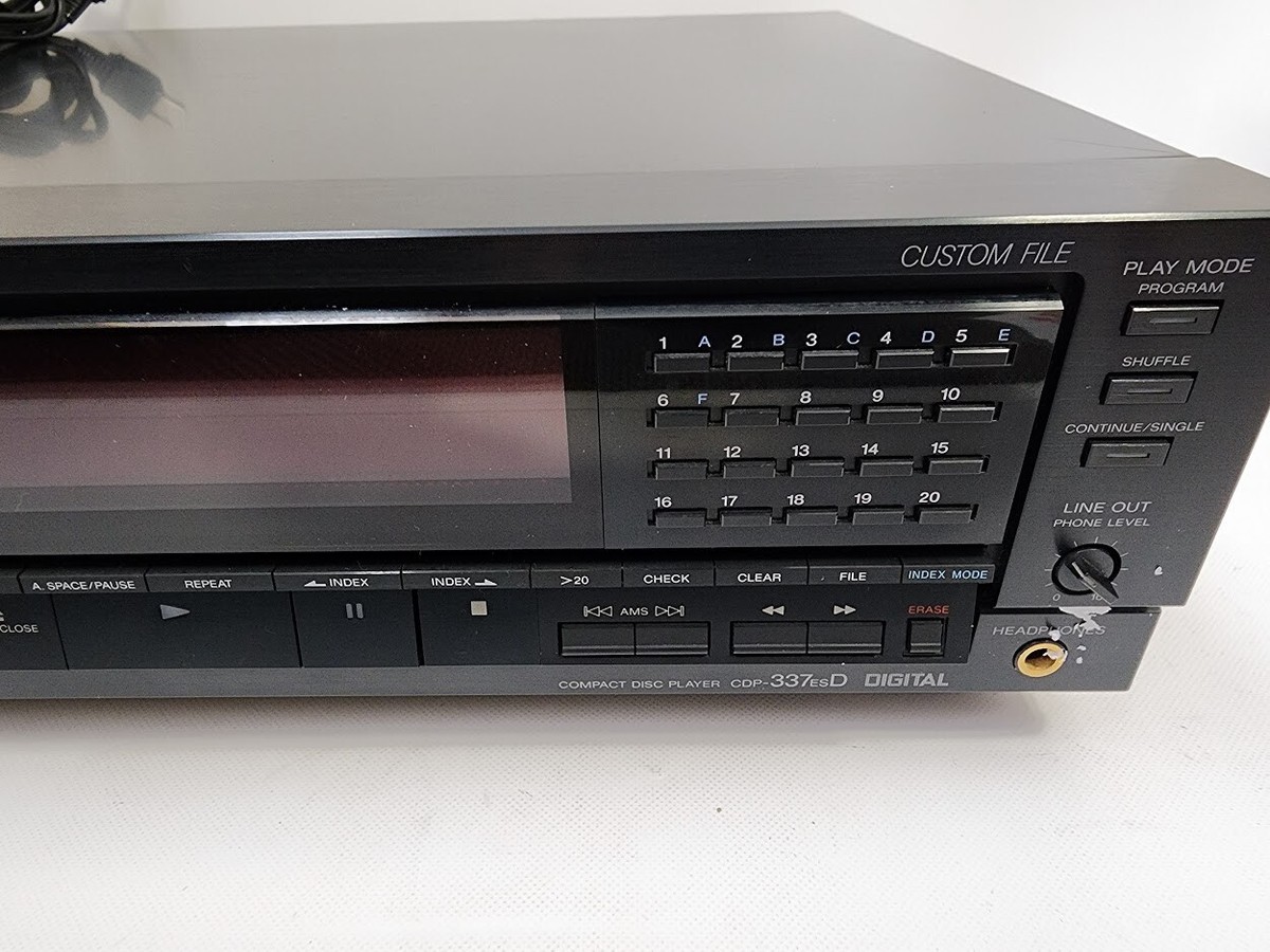 Sony CDP-337ESD CD Player Audio Stereo Compact Disc | eBay