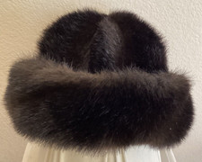 Betmar NY Woman's Dark Brown Faux Mink Hat