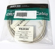BLACK BOX EVCRB05E-0006 Cat. 5E UTP Patch Cable RJ-45 Male RJ-45 Male 6ft Beige