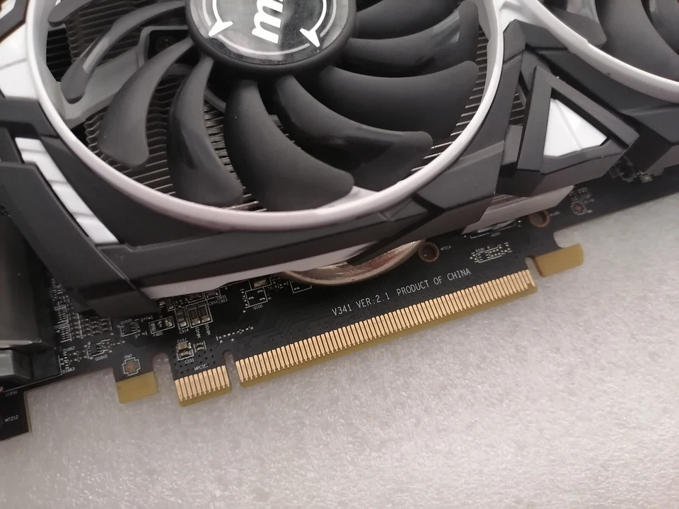 MSI AMD Radeon RX580 ARMOR 8GB 2048SP GDDR5 Graphics Video Card DP DVI HDMI - Image 3 of 4