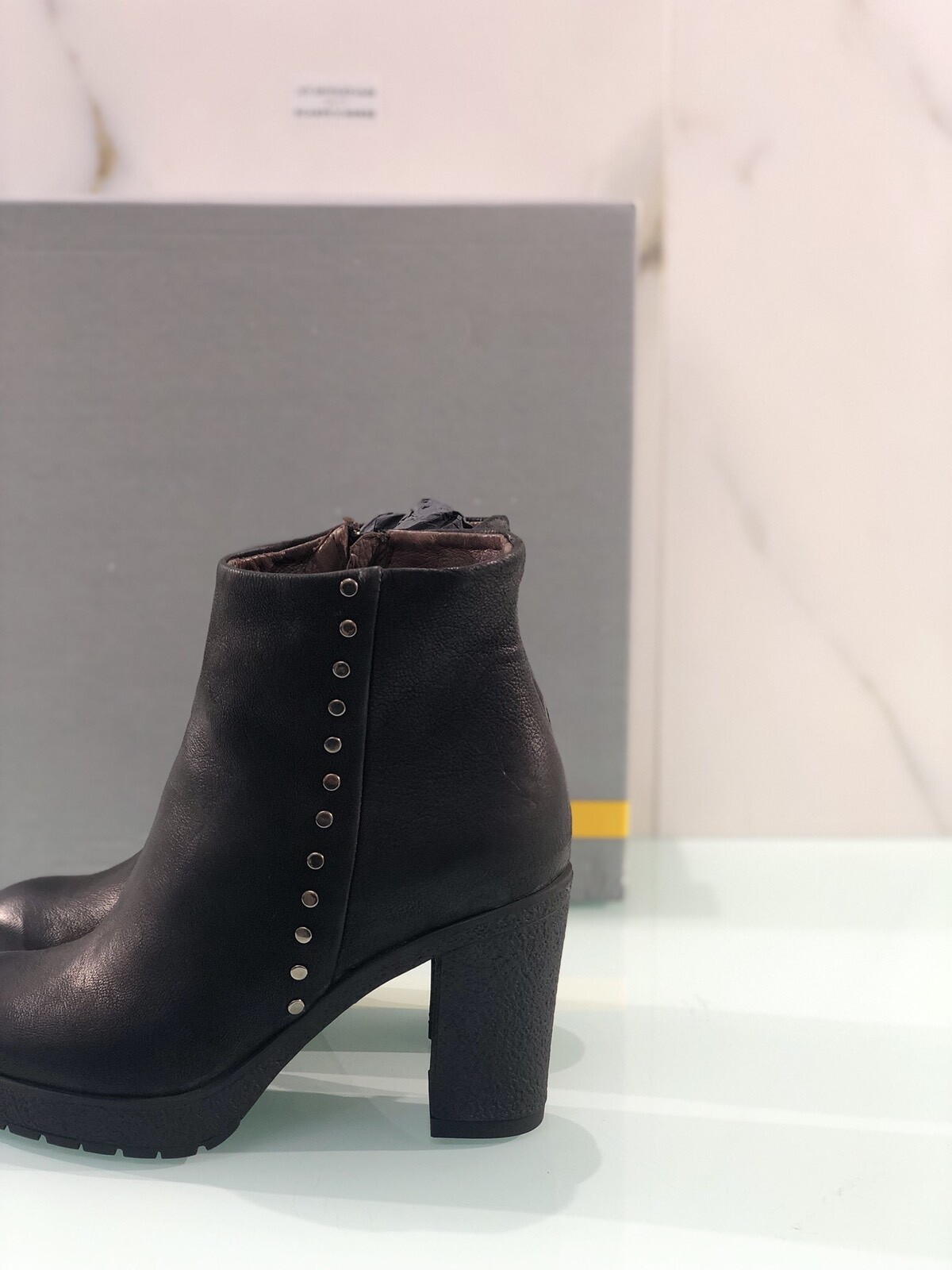Stiefelette Manas Frauen Leder Schwarz Stöckel Made In In In Details zu TIGGERS Damen Leder Schuhe Stiefeletten Damenschuhe Stiefel schwarz rot Gr. 38