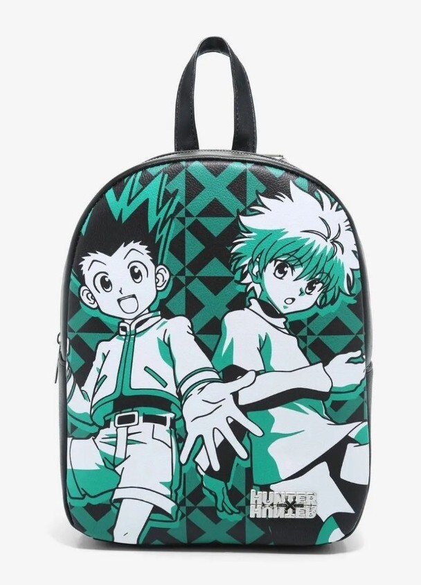 NWT Bioworld Hunter x Hunter Mini Backpack Featuring Gon and Killua Brand New Amazon.com | Hunter X Hunter Killua & Gon Mini Backpack  main image 4