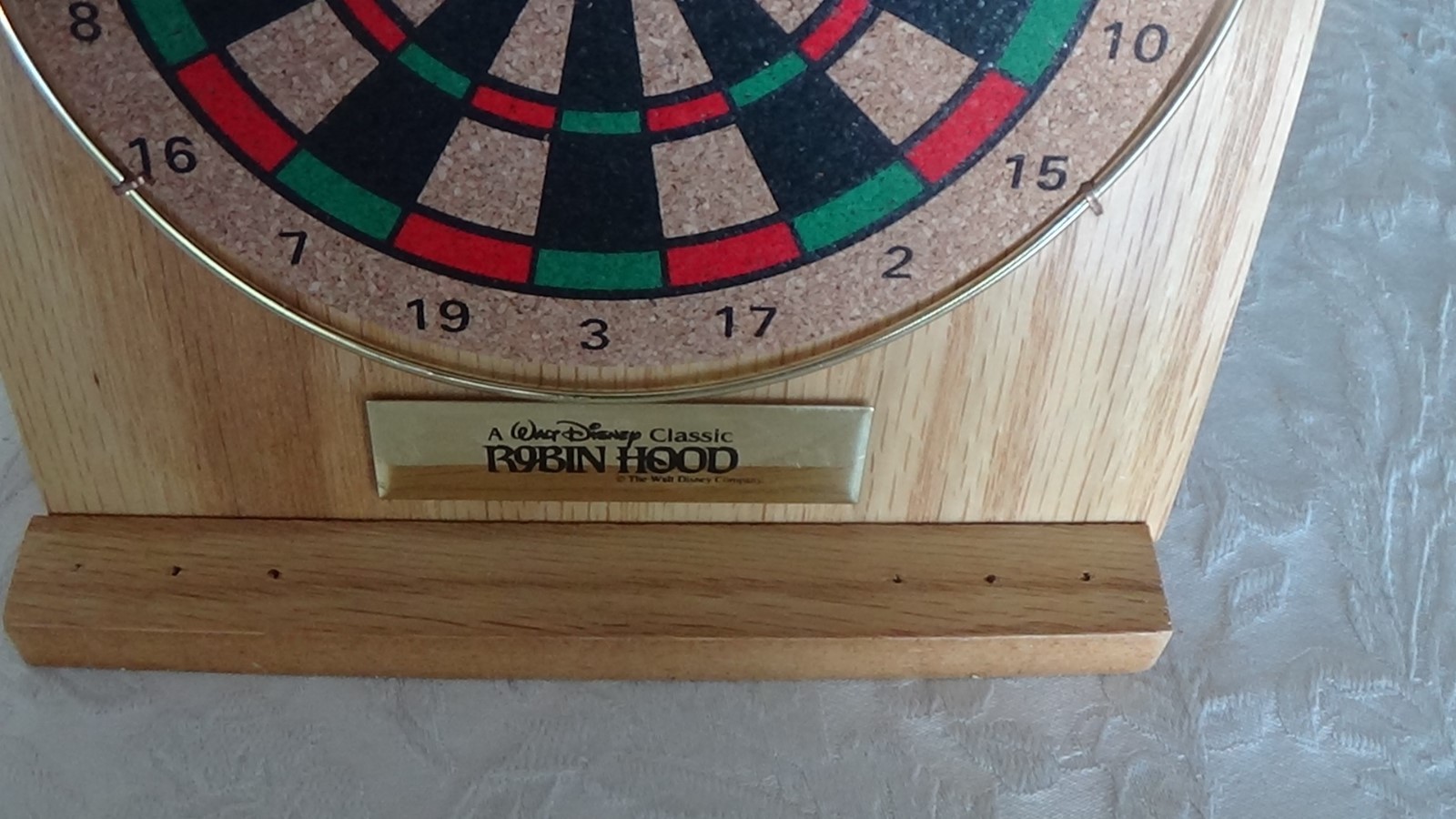 DISNEY ROBIN HOOD Dart Board nice wood Very Collectible. eBay