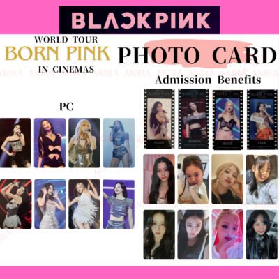 BLACKPINK BORN PINK in CINEMAS JAPAN MOVIE PHOTO CARD Admission