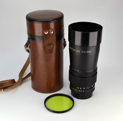 SERVICED! 1980 ARSENAL USSR JUPITER-36V f3.5/250 MEDIUM FORMAT LENS, SALUT
