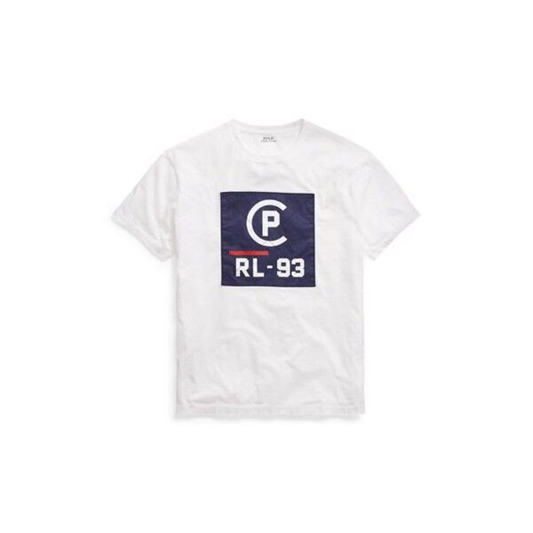 POLO RALPH LAUREN CP-93 CLASSIC FIT T-SHIRT, WHITE. SIZE MEDIUM. NWT CROSS FLAGS POLO RALPH LAUREN CP-93 CLASSIC FIT T-SHIRT, WHITE. SIZE MEDIUM. NWT CROSS FLAGS