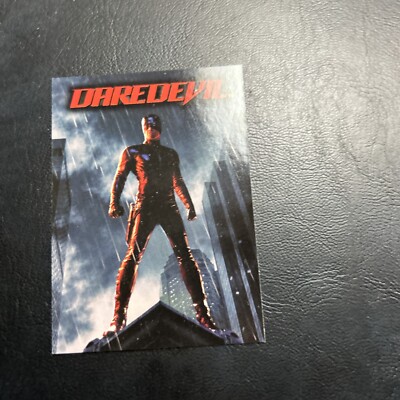 Jb2d Marvel Daredevil 2003 Topps #1 justice Is Blind Matt Murdock  Ben Affleck