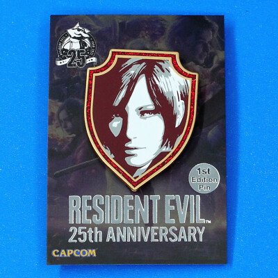 Resident Evil Ada Wong 1st Edition 25th Anniversary Enamel Pin Figure