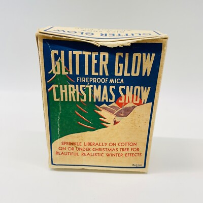 Vintage Glitter Glow Fireproof Mica Christmas Snow
