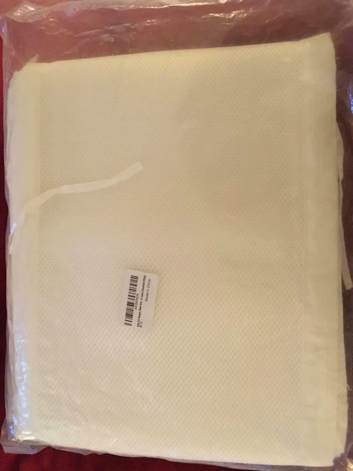 Forro de berço de malha respirável 3D branco NOVO no pacote - Imagem 2 de 2