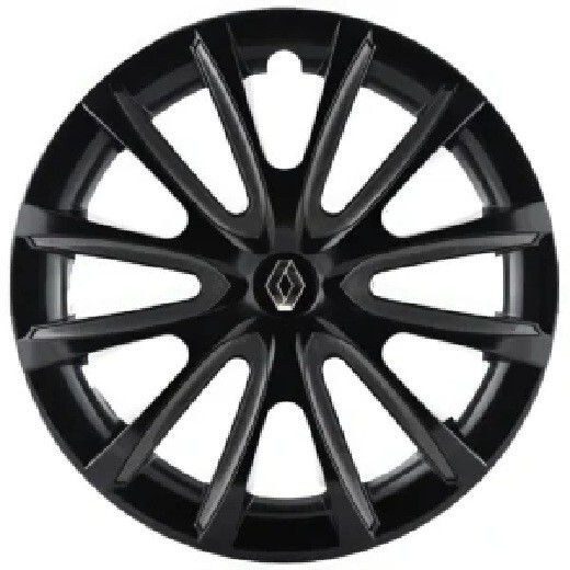 Enjoliveur Clio 3 d'origine Renault 15 pouces noir pièce 7711943943