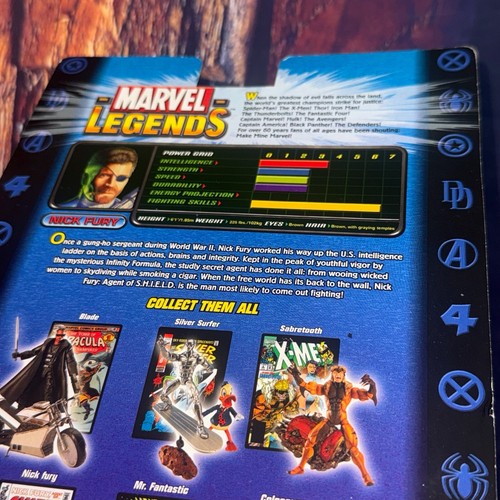 Marvel Legends Series 5 Nick Fury Agent of SHIELD Comic Book with Collector Wall - Picture 7 of 10