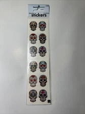 Paper House Productions Stickers ST-2284E Sugar Skulls 2x4