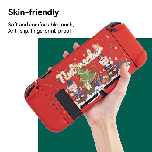 Protective Case for Nintendo Switch Console & Joycon Hard Cover Christmas Doll - Picture 4 of 12