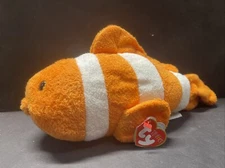 Ty Pluffies Gully Nemo Fish 8” Plush NWT Retired