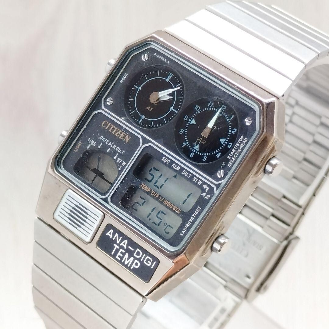 CITIZEN 8988-Q01911 Ana-Digi Temp Chronograph Quartz Men's CITIZEN 8988-Q01911 Ana-Digi Temp Chronograph Quartz Men's