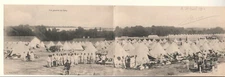 France WWI military post card vue generale du camp de Mailly tents soldiers