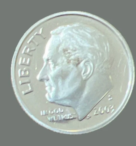 2003 S Roosevelt 90% Silver Dime Proof Actual Coin