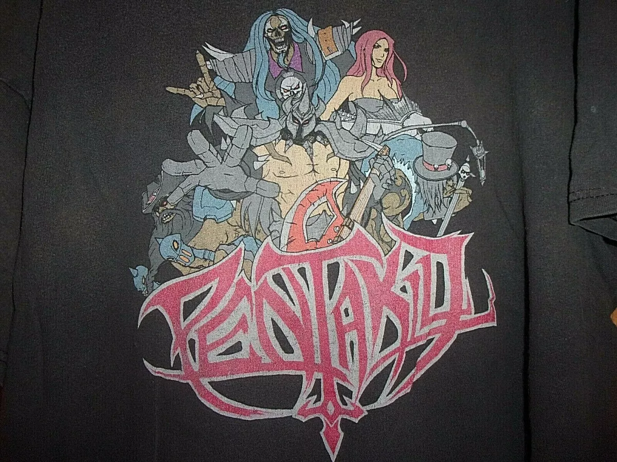 Pentakill black XL t shirt Riot Games Heavy Metal Rock Vintage | eBay