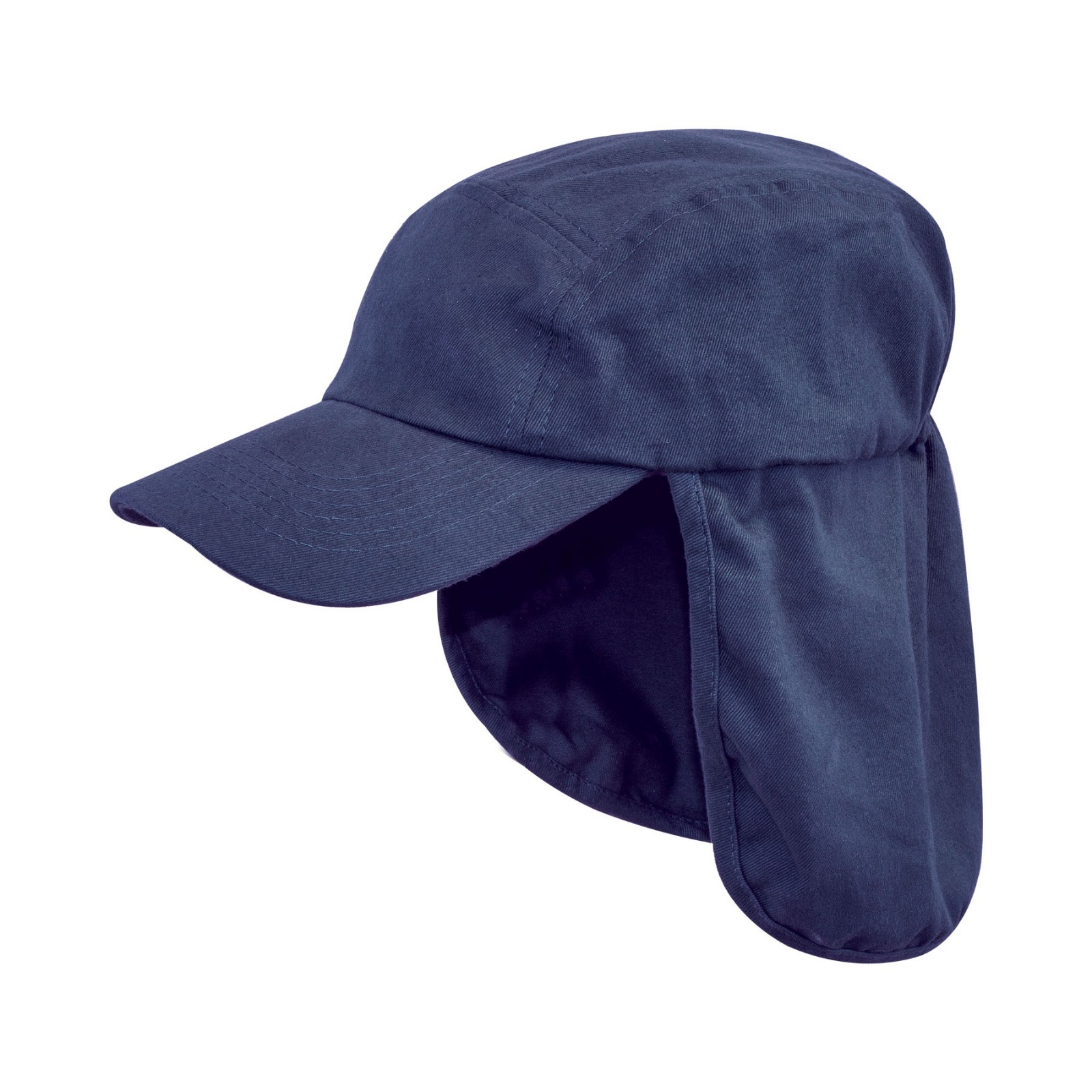 Highlander Legionnaires Hat Sun Hat Kepi Neck Flap Summer Cotton Peaked Navy