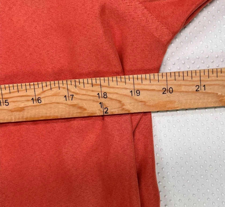 Weatherproof Vintage Pullover Jacket Buttoned Mock Neck Coral - Image 3 of 4