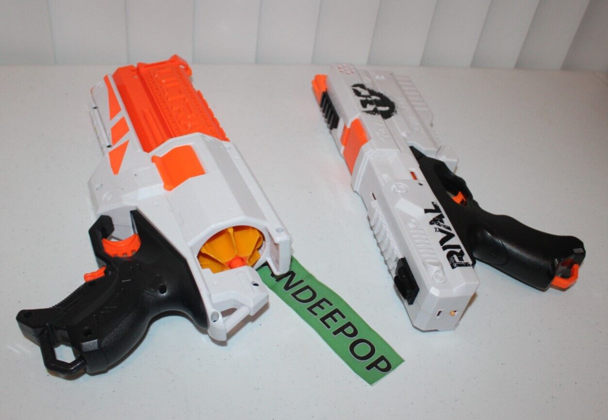 Nerf Rival Tag Pair Of Nerf Rival XVIII-500 And Ultra Foam Dart Tag Interactive Toys ...