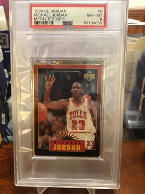 【UPPER DECK】 マイケル ジョーダン メタル カード 2枚【1996】 1996 Upper Deck Metal Michael Jordan - Michael Jordan #5 for sale