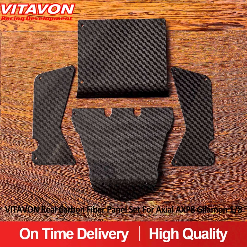 Vitavon Real carbon Fiber Panel Set Body For Axial AXP8 Gilamon 1/8 - Image 3 of 4