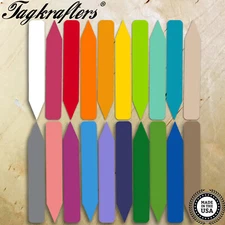 PREMIUM 4"x5/8" Pot Stakes ASSORTED 20 Clrs Plant Marker Label Nursery Tag *USA*