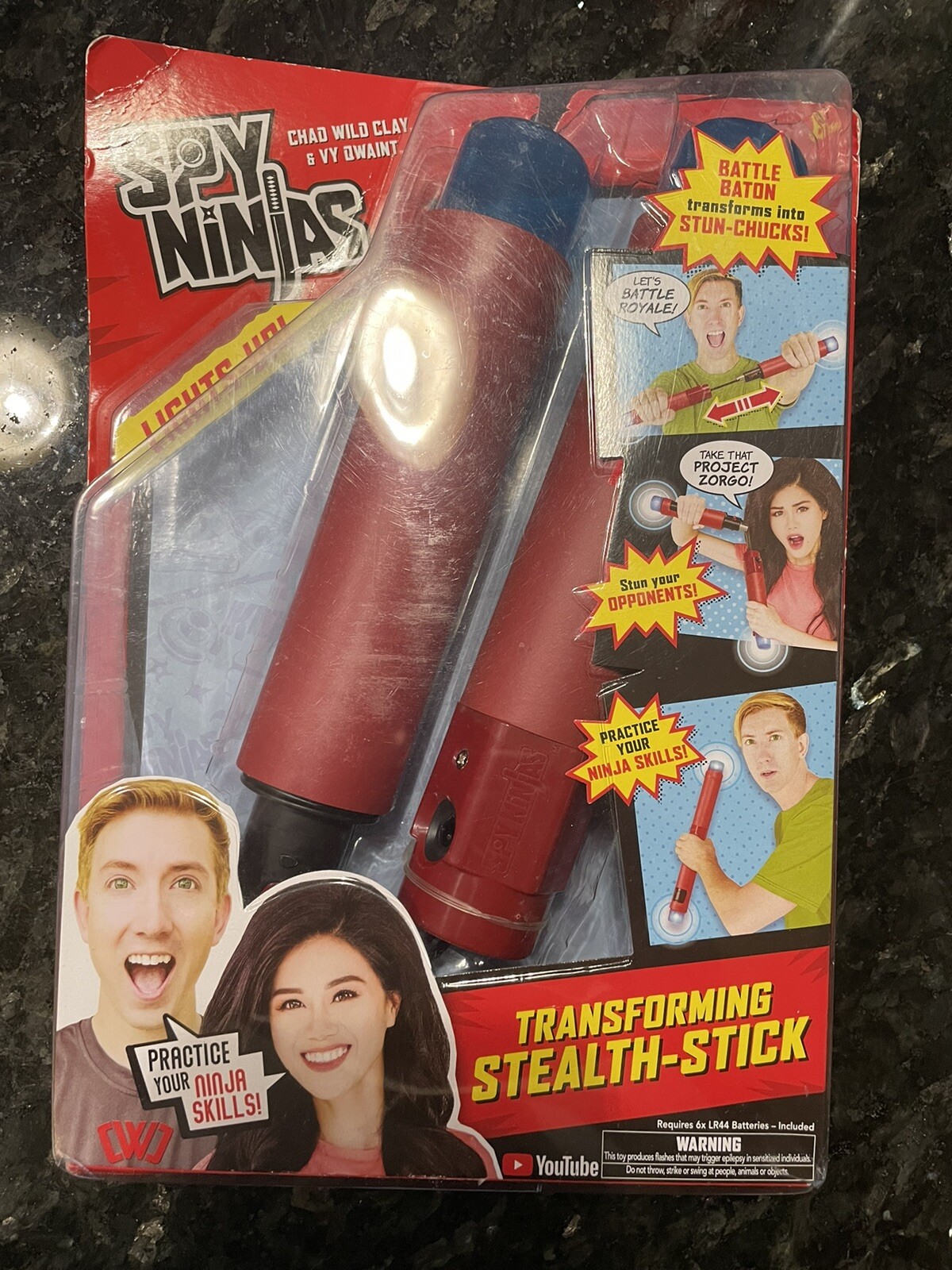 Spy Ninja's Chad Wild Clay Vy Qwaint Transforming STUNCHUCKS "Stealth