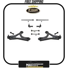 Contour Cougar 2 Bolt Lower Control Arm Ball Joint Tie Rods 8Pc Kit