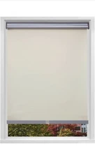 Cordless Blackout Roller Shades Beige 32x72 Inches