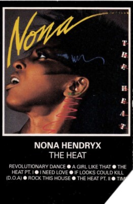 NONA HENDRYX The Heat CASSETTE TAPE Original 1985 RCA Chic Association Labelle