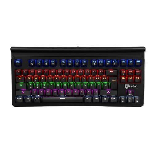 LIOCAT Mechanische RGB Multicolour Gaming Tastatur KX 366+CM Wild Game - Schwarz - Bild 2 von 8