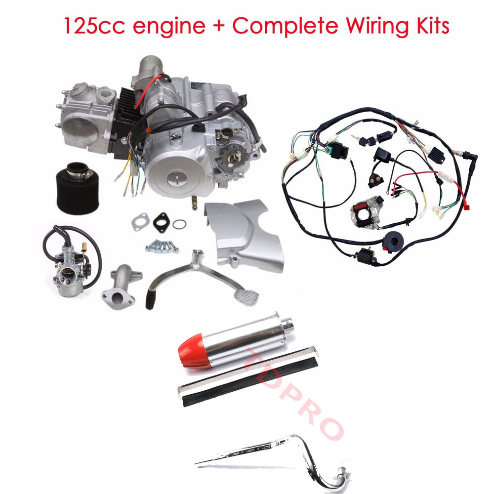 125cc Semi Auto Engine Motor 3 Speed Reverse Electric Start 125cc Semi Auto Engine Motor 3 Speed Reverse Electric Start