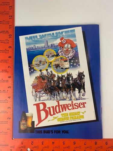 1988 Great Circus Parade Souvenir Program Wisconsin Wi CC - Picture 11 of 11