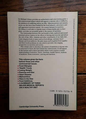 Nutrition, Diet & Health 1986 Michael J. Gibney. PB - Picture 10 of 10