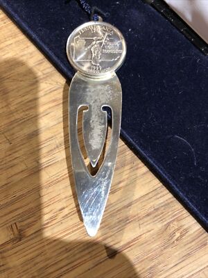 1787/1999 Pennsylvania State Quarter Handmade Sterling Book Marker