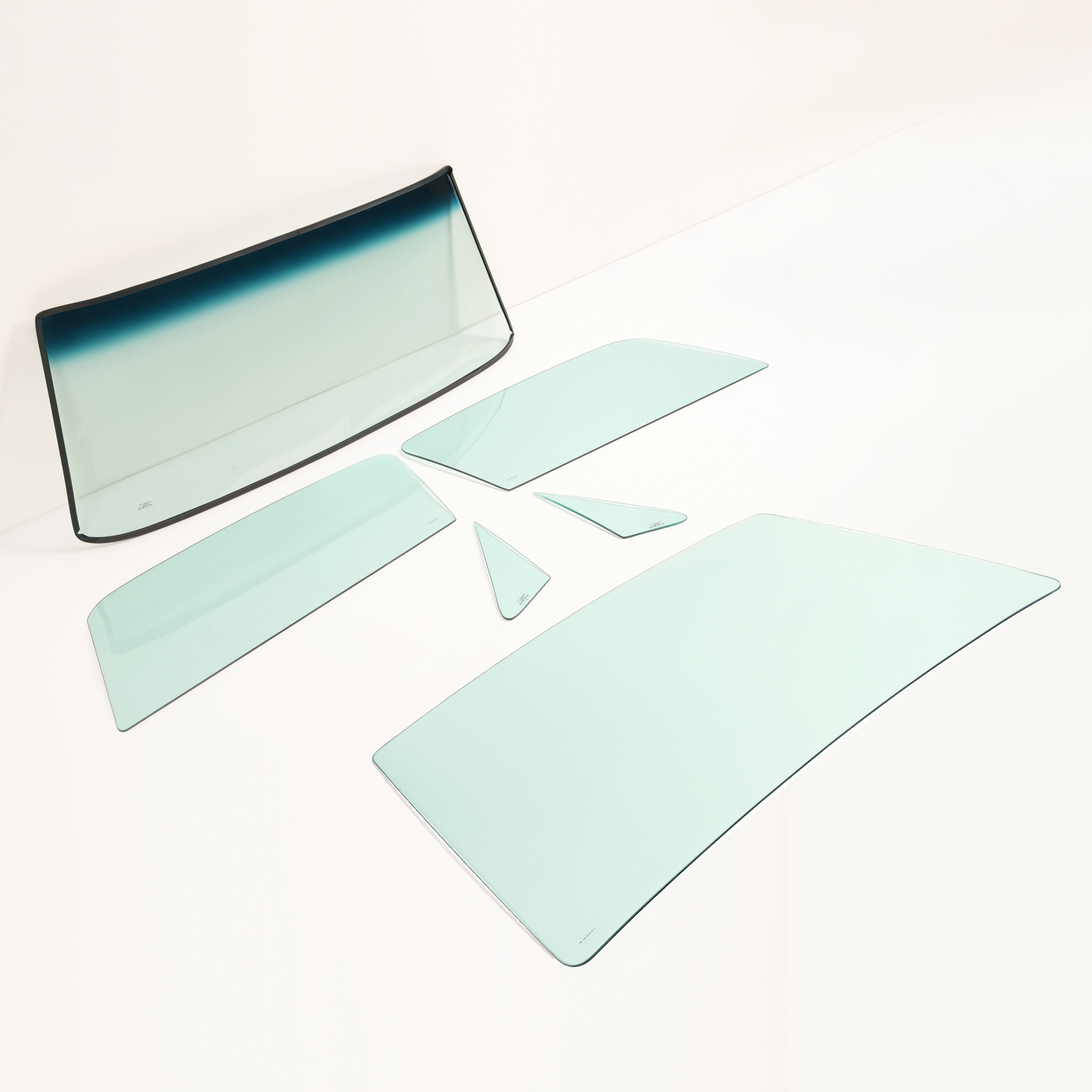 Front & Rear Back &Side Door Windshield Window Glass Fits Ford Mustang 1967-1968