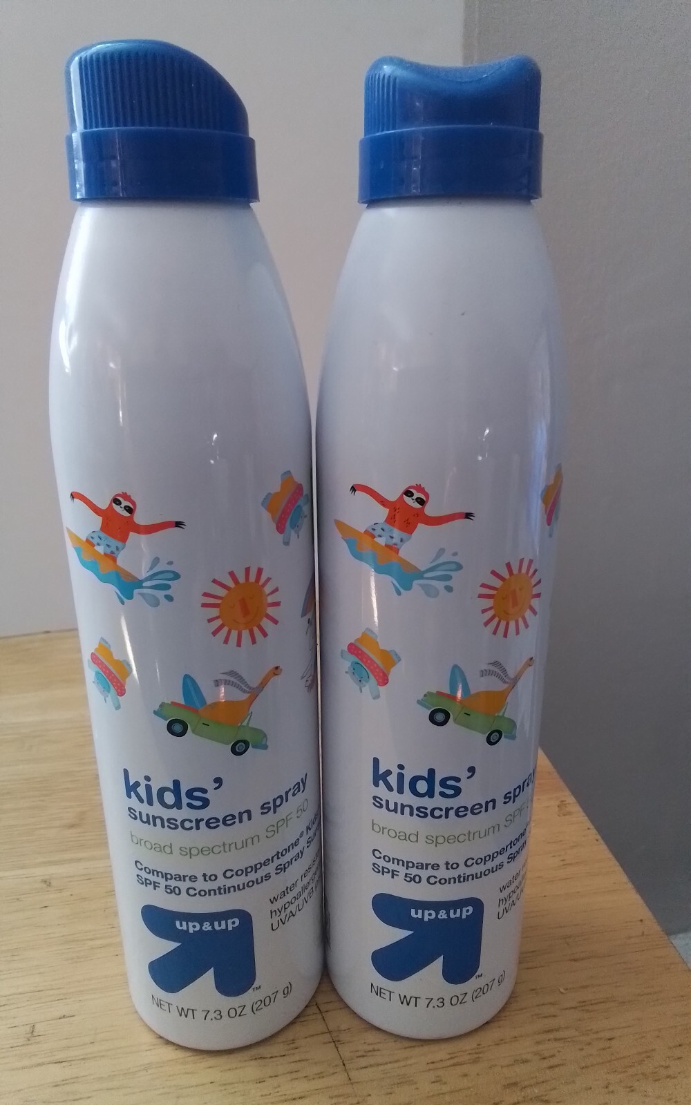Up & Up Kids SPF 50 Sunscreen Spray 2-Pack Exp 3/2026