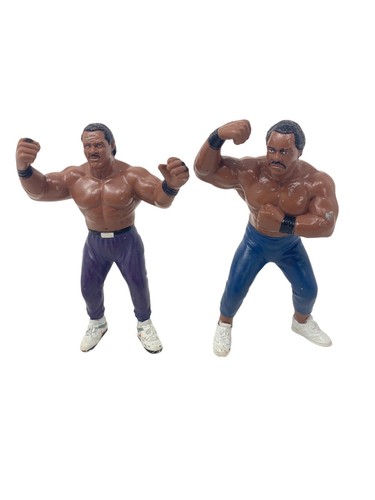 Vintage WCW Galoob Doom Butch Reed & Ron Simmo...