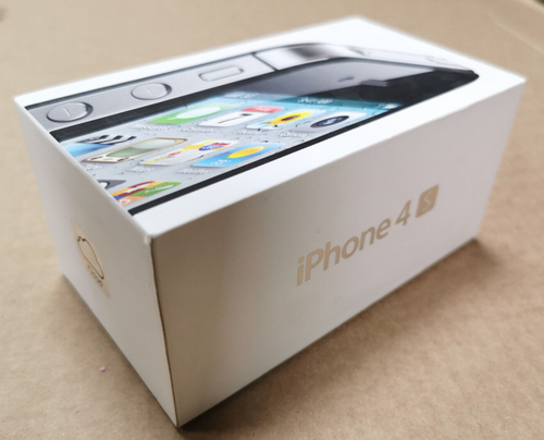 Apple iPhone 4s 16GB Smartphone - schwarz (Netzwerk gesperrt) mit Box - Bild 1 von 6