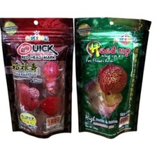 Okiko Flowerhorn Fish Food Cichlid Head Red Head Up Huncher Pellet Platinum 100g