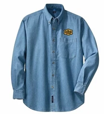 Durango and Silverton Narrow Gauge Railroad Long Sleeve Embroidered Denim [den93