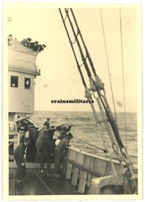 Orig. Foto Vorpostenboot V 405 Schiff b. Bergung englische Beute Horns Riff 1939