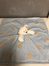 Blankets and Beyond Blue with Blue Bear Lovey Security Blanket