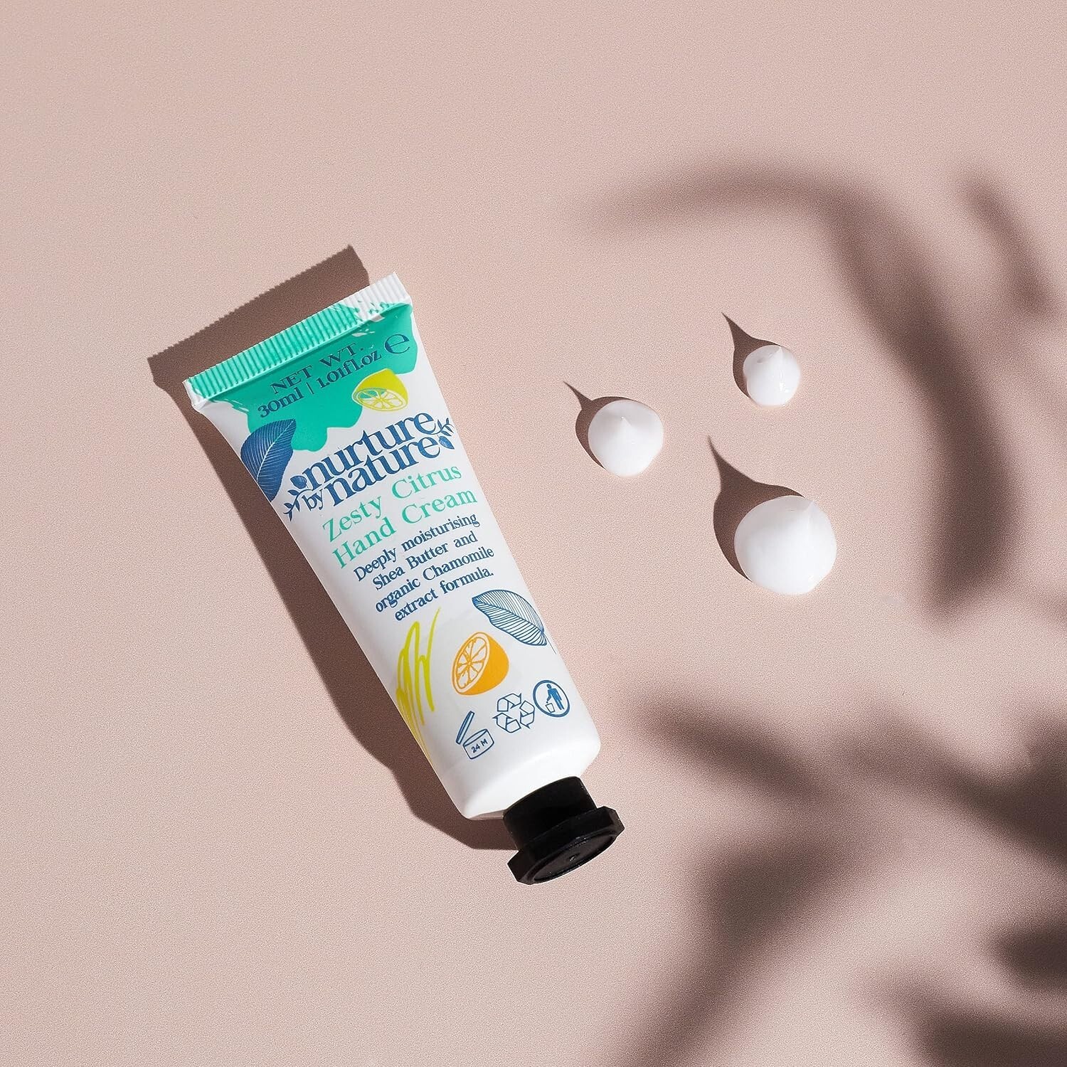 Nurture by Nature Hand and Foot Lotion Set, Shea Butter Hand Cream for Dry Hands